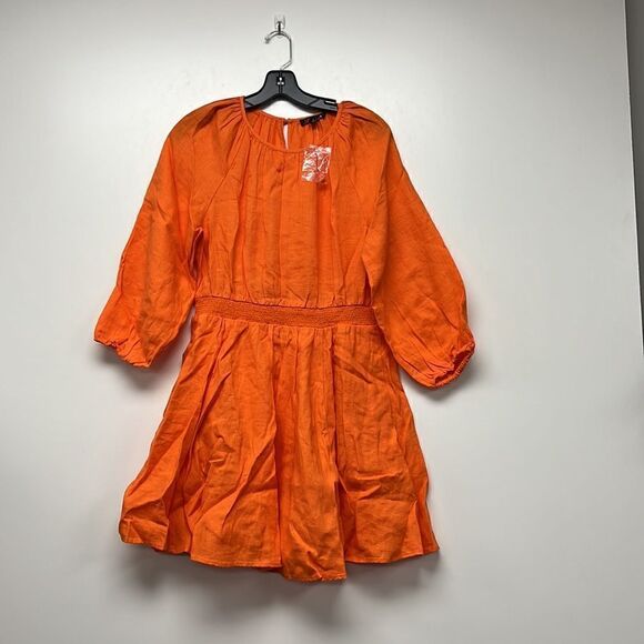 J.Crew Palermo smocked-waist mini dress in linen* - Picture 5 of 9